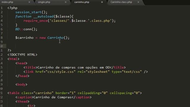 Carrinho de compras oo e opções nos produtos Aula 2 usando classe e alimentando paginas смотреть онлайн