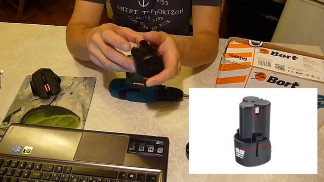 Запасной (дополнительный) аккумулятор для шуруповерта Bort BAB-10.8N-Li смотреть онлайн