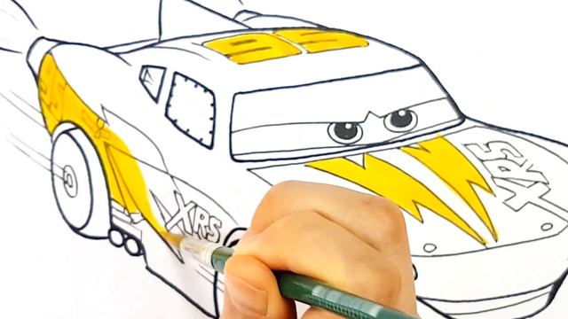 CARS 4 LIGHTNING McQUEEN RXS Rocket Racing . CARS 3 2.0 Drawing and Coloring Pages | Tim Tim TV смотреть онлайн