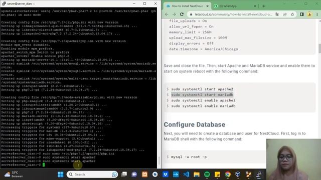 Instal NextCloud di laptop & terhubung ke handphone смотреть онлайн