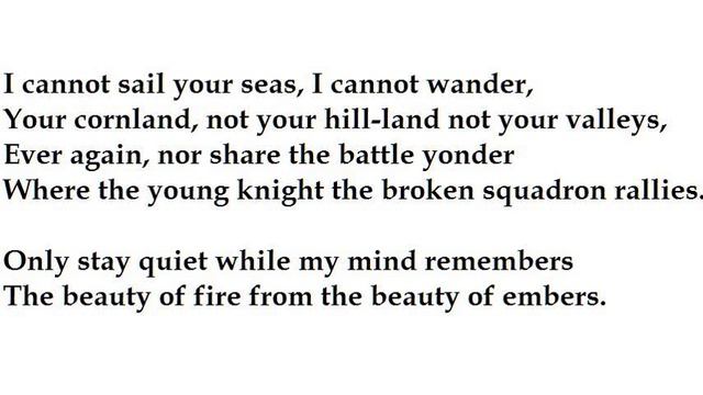 "On Growing Old" by John Masefield (read by Tom O'Bedlam) смотреть онлайн