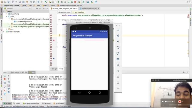 Android App Development part-10: Android ProgressBar Example смотреть онлайн