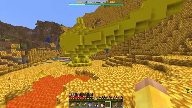 Minecraft but Everything I Touch turns to GOLD... смотреть онлайн