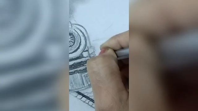 #pencilsketch #sketch #traindrawing #smoke of train смотреть онлайн