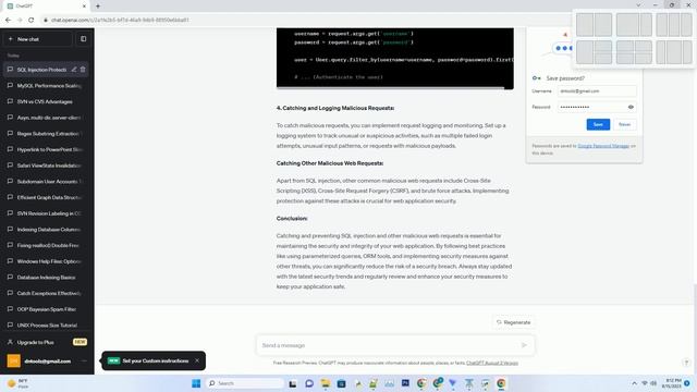 Catching SQL Injection and other Malicious Web Requests смотреть онлайн