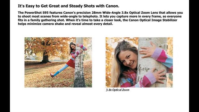 Canon Powershot S95 Features смотреть онлайн
