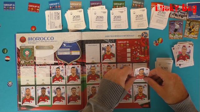 Panini Sticker Album FIFA World Cup 2018 Russia unboxing 250 new sticker смотреть онлайн