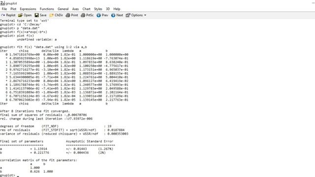 gnuplot Tutorial 3: Curve Fitting, SSR and WSSR (unweighted and weighted) смотреть онлайн