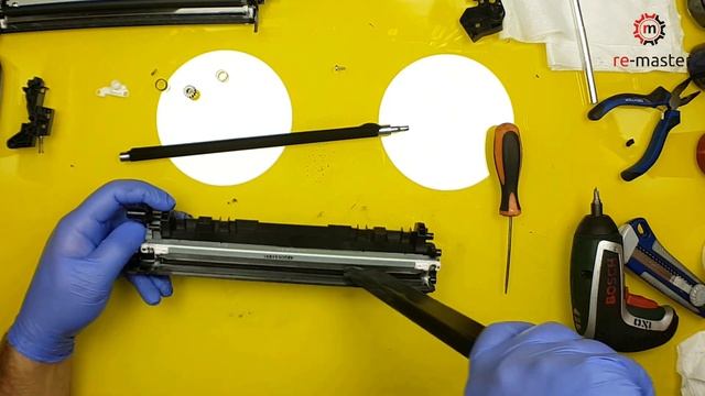 Инструкция по заправке картриджа HP CF244A смотреть онлайн