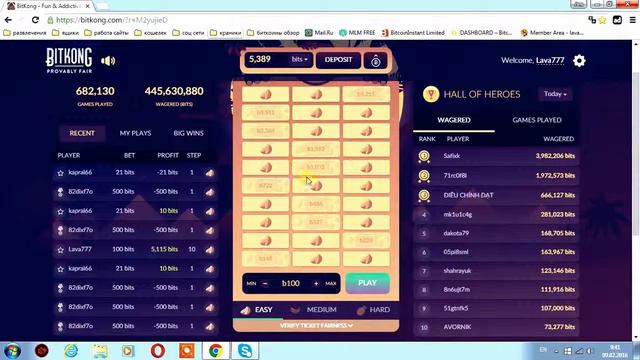 СУПЕР bitkong(БИТ КОНГ) зароботок сатошей смотреть онлайн