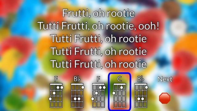 Tutti Frutti Baritone Ukulele Play Along смотреть онлайн