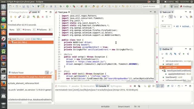 4 Selenium Web Driver Amazon смотреть онлайн