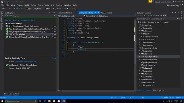Intro to Unit Testing in C# using XUnit смотреть онлайн