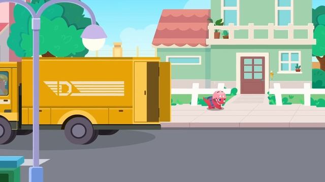 Baby Dino Ep9 Dinosaur Express Car ? - Dinosaurs | Jurassic World | Family Cartoon | Yateland смотреть онлайн