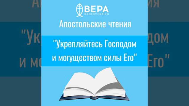 "Укрепляйтесь Господом и могуществом силы Его" (Еф. 6: 10-17) Апостольские чтения смотреть онлайн
