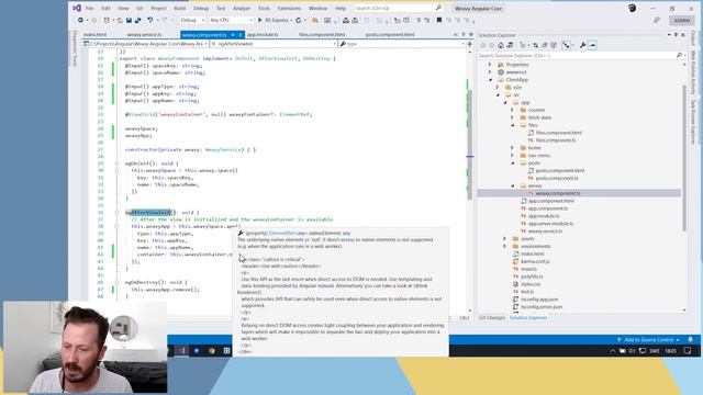 Weavy and Angular ASP.NET Core Projects смотреть онлайн