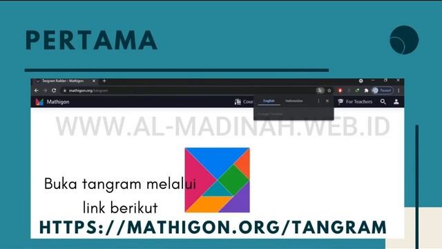 MENYUSUN BENTUK GEOMETRIS MELALUI GAMES INTERAKTIF TANGRAM PUZZLE [PART 2] смотреть онлайн