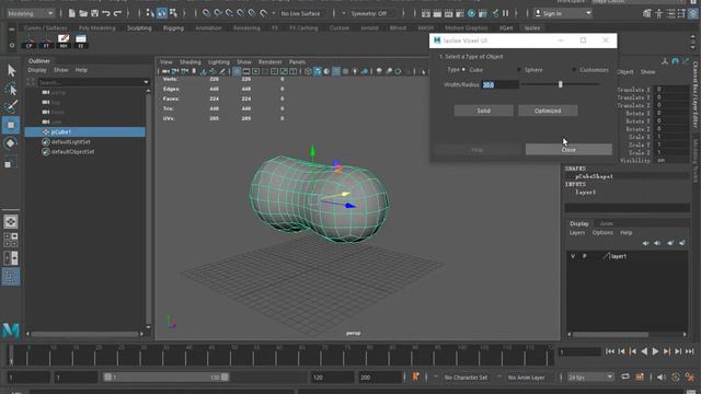 MAYA MEL Voxel for polygon смотреть онлайн