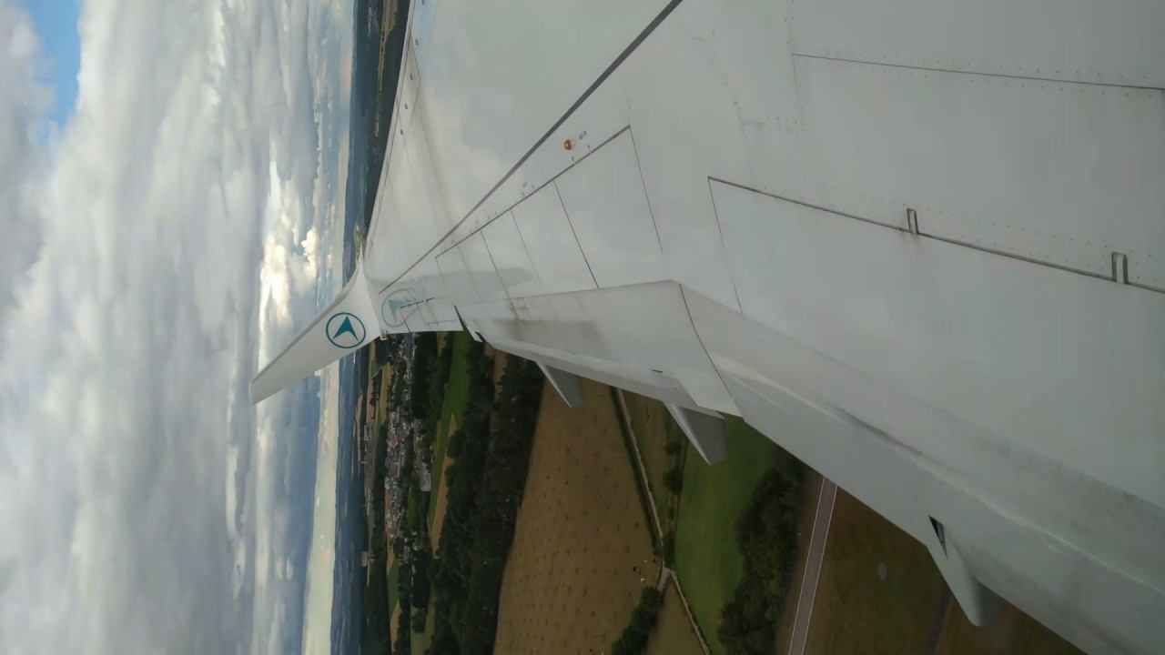 Взлет из аэропорта Люксембурга