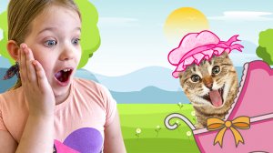 Лера заботится о коте как о малыше