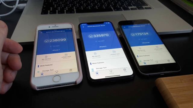 iOS 14 проверка скорости и батареи на iPhone 6S, iPhone X, iPhone 7 смотреть онлайн