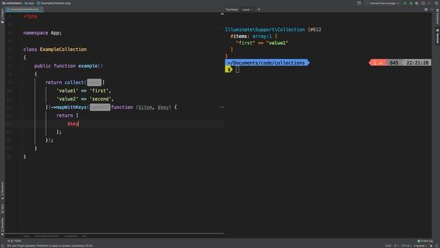 mapWithKeys | Laravel Collections смотреть онлайн