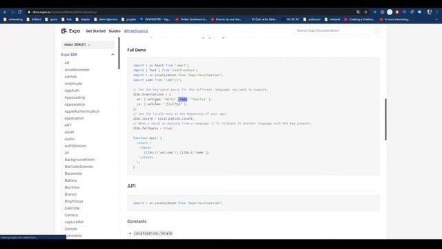 React Native + Expo - Dil Ekleme (Localization - i18n) смотреть онлайн
