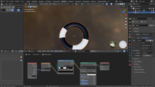Blender Tutorial - Radial gradient texture смотреть онлайн