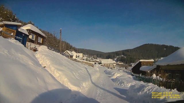 Белорецк. Первомайский посёлок. 23 01 2022 смотреть онлайн