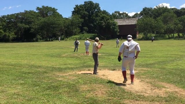 Old Time Baseball Tournament at Old Bethpage Village Restoration смотреть онлайн
