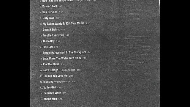 STRICTLY COMMERCIAL FRANK ZAPPA THE BEST OF