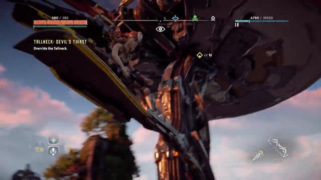 Horizon Zero Dawn™ Climbing and riding a Tallneck смотреть онлайн