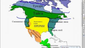 География 7 кл Урок №3 Тема Северная Америка природные зоны  Для учеников Лицея №9 г Слободского в