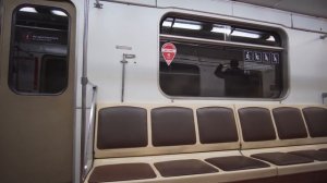 Russia, Moscow, metro ride from Братиславская to Люблино