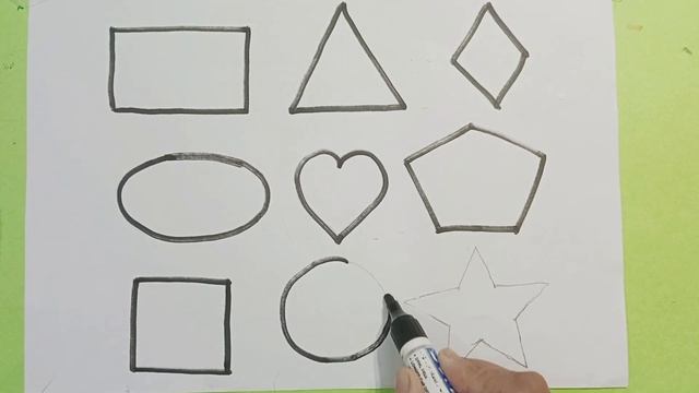 Learn shapes, colour for &Toddlers, 2d shapes drawing, Preschool learning video for kids смотреть онлайн