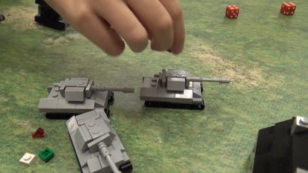 LEGO WWII Micro Tank Battle Combat Game by Brickmania
