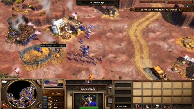 Age of Empires III: The War Chiefs Shadow Mission 3: Claims смотреть онлайн