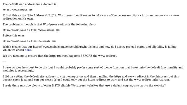 Wordpress: Force Wordpress https redirect before www redirect based on site address url смотреть онлайн