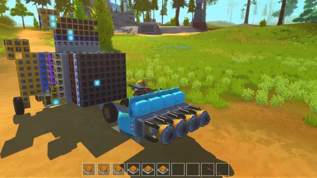 Scrap Mechanic | ФУРГОН ИЗ "ВО ВСЕ ТЯЖКИЕ" смотреть онлайн
