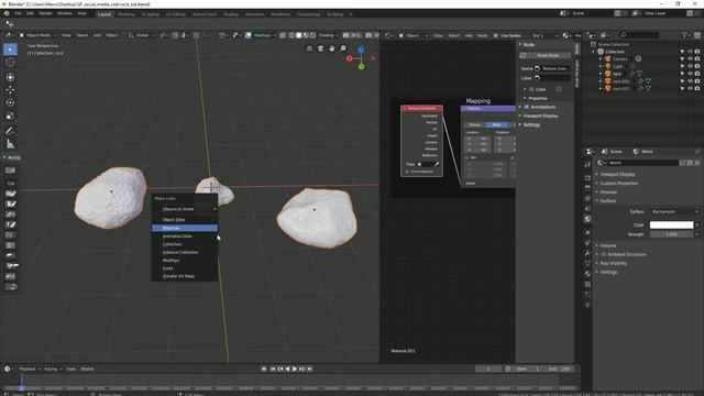 How to generate and scatter rocks in blender 2.80 смотреть онлайн