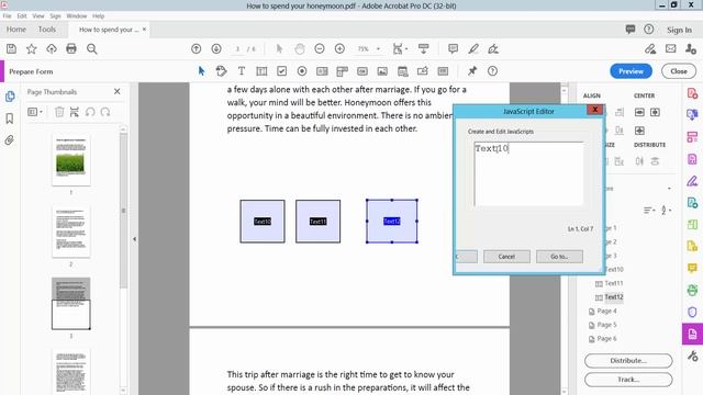How to calculate division in pdf form using Adobe Acrobat Pro DC смотреть онлайн