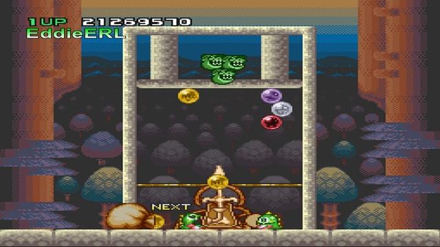 TAP (SNES) Bust-A-Move (Puzzle 100 Rounds) [Difficult] смотреть онлайн
