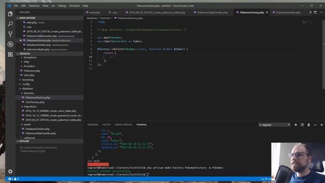 How to use Faker in Laravel for Database Seeding смотреть онлайн