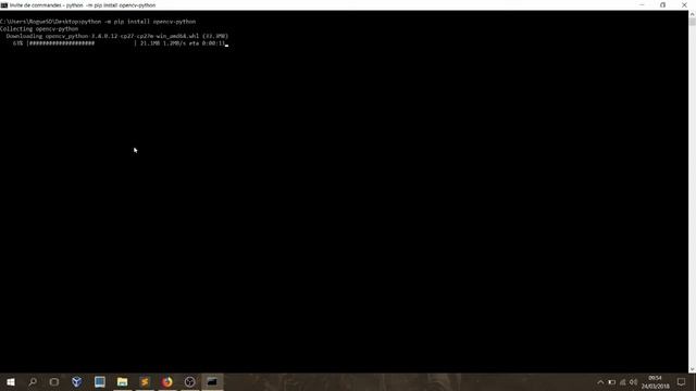 OpenCV installation смотреть онлайн