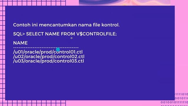 Presentasi Oracle Database Administrator - Menjelaskan Managing Control Files смотреть онлайн