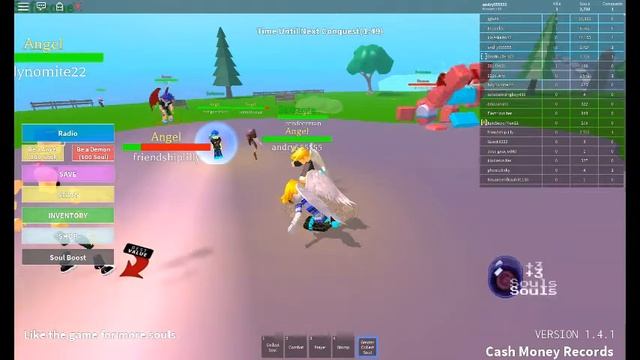 Класный симулятор АНГЕЛЫ против ДЕМОНОВ-Roblox! смотреть онлайн