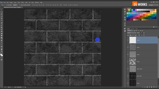 Photoshop texture tutorial | brick wall | brush background | how to create | #ds_works смотреть онлайн