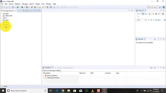 Print Hello World Program In Java Using Eclipse 2019 Sammi Awan смотреть онлайн