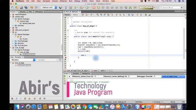 Java Bangla Tutorial | Part 25 | Sum of digit Program in Java смотреть онлайн