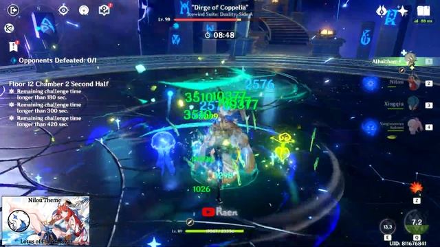 Ayato International / Nilou + Al Haitham Bloom 4.1 Spiral Abyss Floor 12 Genshin Impact смотреть онлайн